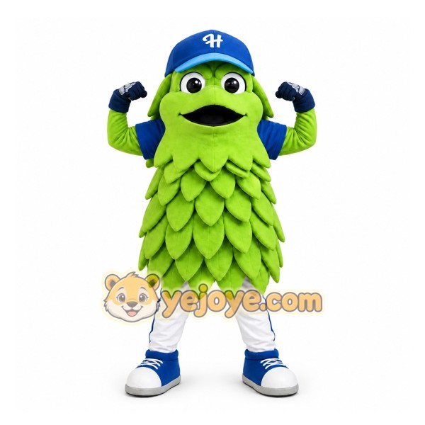 Green Bird Mascot Costume for Sports Events