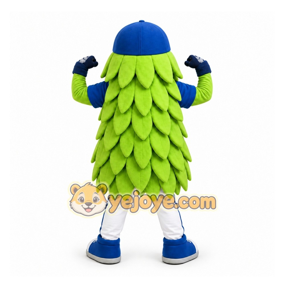 Green Bird Mascot Costume for Sports Events