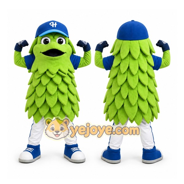 Green Bird Mascot Costume for Sports Events