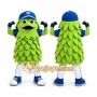 Green Bird Mascot Costume for Sports Events