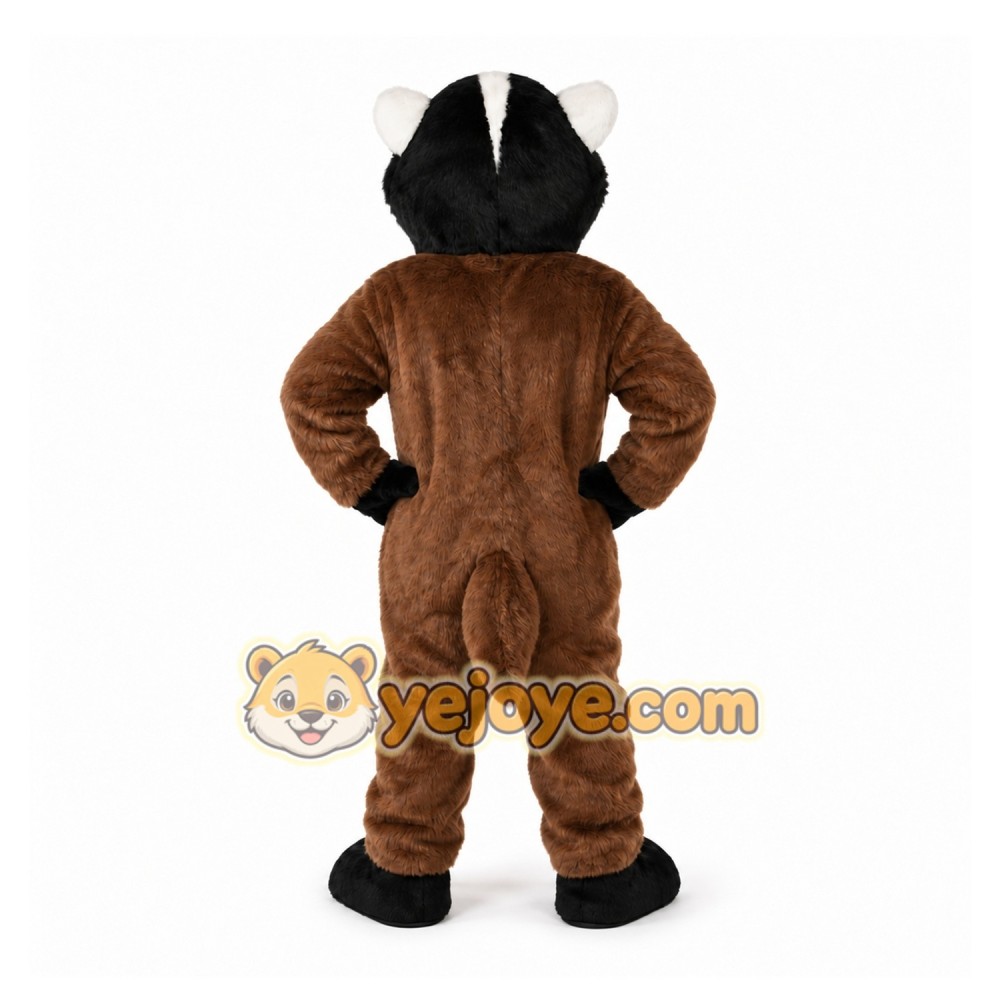 Brown Badger Mascot Costume for Events and Promotions Brown Badger Mascot Costume for Events and Promotions