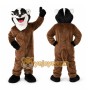 Brown Badger Mascot Costume for Events and Promotions