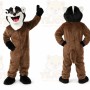Brown Badger Mascot Costume for Events and Promotions
