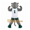 Gray Wildcat Mascot Costume for Sports Events Gray Wildcat Mascot Costume for Sports Events