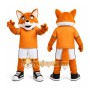 Orange Fox Mascot Costume for Sports Events