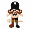 Black Pirate Mascot Costume for Children's Events Black Pirate Mascot Costume for Children's Events