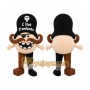 Black Pirate Mascot Costume for Children's Events