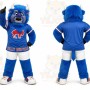 Blue Buffalo Mascot Costume for Sports Events
