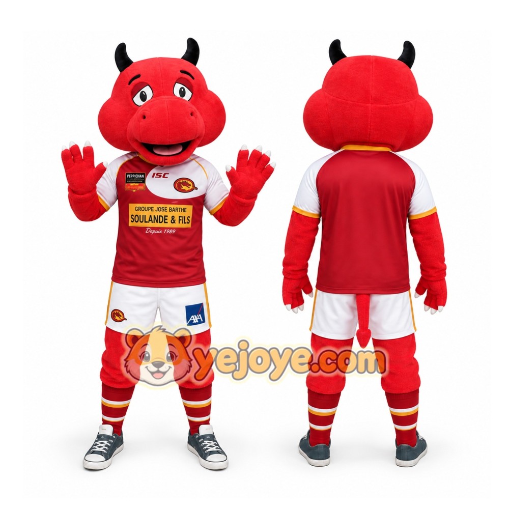 Red Bull Mascot Costume for Sports Events Red Bull Mascot Costume for Sports Events