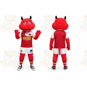 Red Bull Mascot Costume for Sports Events