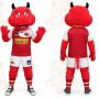 Red Bull Mascot Costume for Sports Events