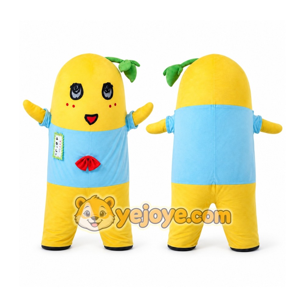 Yellow Fruit Character Mascot Costume for Children's Events Yellow Fruit Character Mascot Costume for Children's Events
