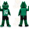Green Frog Mascot Costume for Sports Events