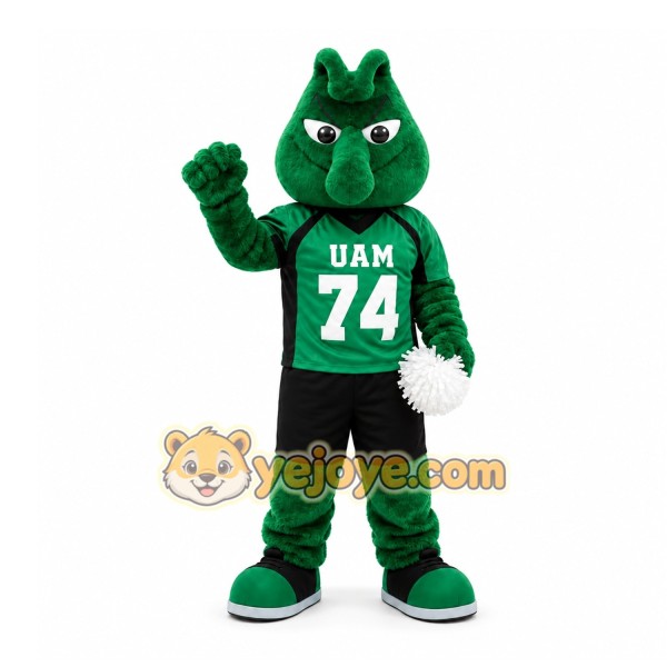 Green Boll Weevil Mascot Costume for Sports Events Green Boll Weevil Mascot Costume for Sports Events