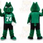 Green Frog Mascot Costume for Sports Events