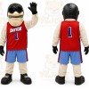 Beige Pilot Mascot Costume for Sports Events