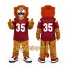 Brown Lion Mascot Costume for Sports Events Brown Lion Mascot Costume for Sports Events