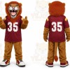 Brown Lion Mascot Costume for Sports Events