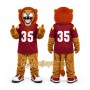 Brown Lion Mascot Costume for Sports Events
