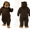 Dark Brown Bear Mascot Costume for Events and Promotions