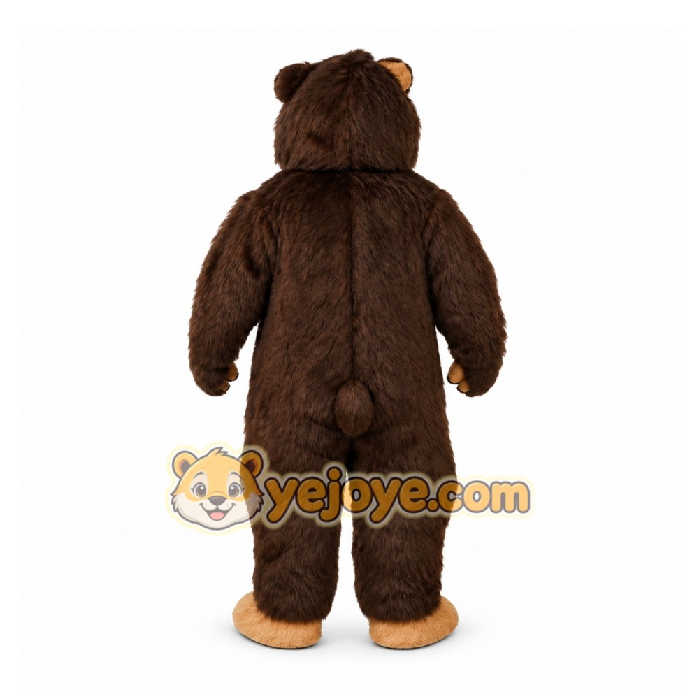 Dark Brown Bear Mascot Costume for Events and Promotions Dark Brown Bear Mascot Costume for Events and Promotions