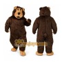 Dark Brown Bear Mascot Costume for Events and Promotions