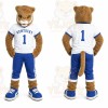 Brown Cougar Mascot Costume for Sports Events
