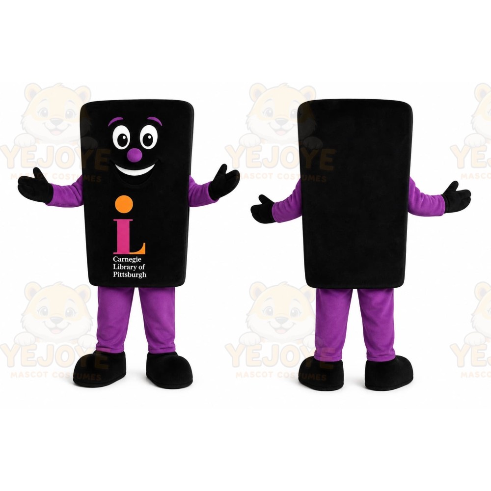 Black Book Mascot Costume for Events and Promotions