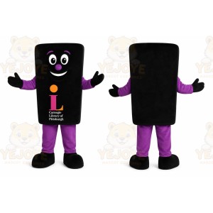 Black Book Mascot Costume for Events and Promotions