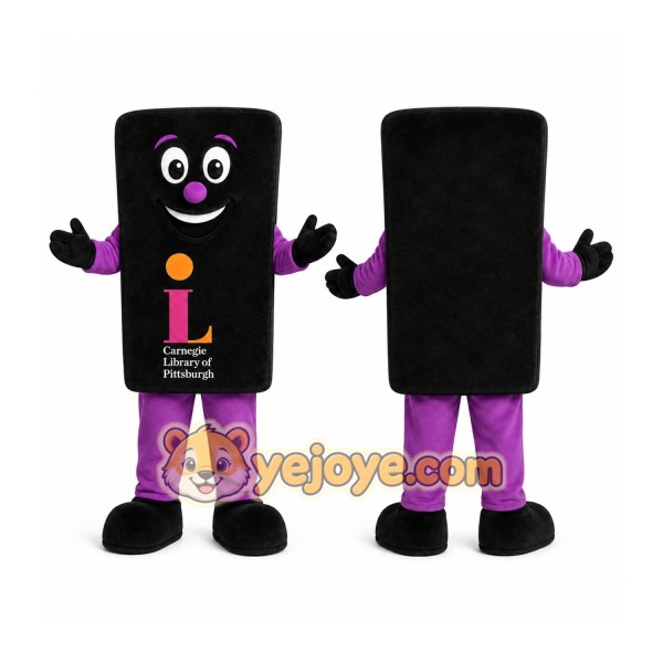 Black Book Mascot Costume for Events and Promotions