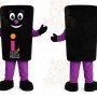 Black Book Mascot Costume for Events and Promotions