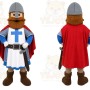 Red Medieval Knight Mascot Costume for School Events