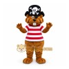 Brown Beaver Pirate Mascot Costume for Children's Events Brown Beaver Pirate Mascot Costume for Children's Events