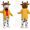 Brown Cow Mascot Costume for Events and Promotions