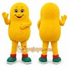 Yellow Peanut Mascot Costume for Events and Promotions