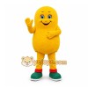 Yellow Peanut Mascot Costume for Events and Promotions Yellow Peanut Mascot Costume for Events and Promotions