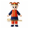 Orange Child In Traditional Costume Mascot Costume for Events and Promotions