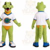 Green Alligator Mascot Costume for Sports Events