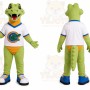 Green Alligator Mascot Costume for Sports Events
