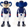 Blue Mouse Mascot Costume for Sports Events