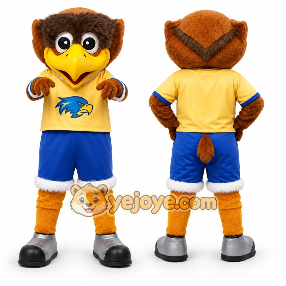 Brown Owl Mascot Costume for Sports Events Brown Owl Mascot Costume for Sports Events