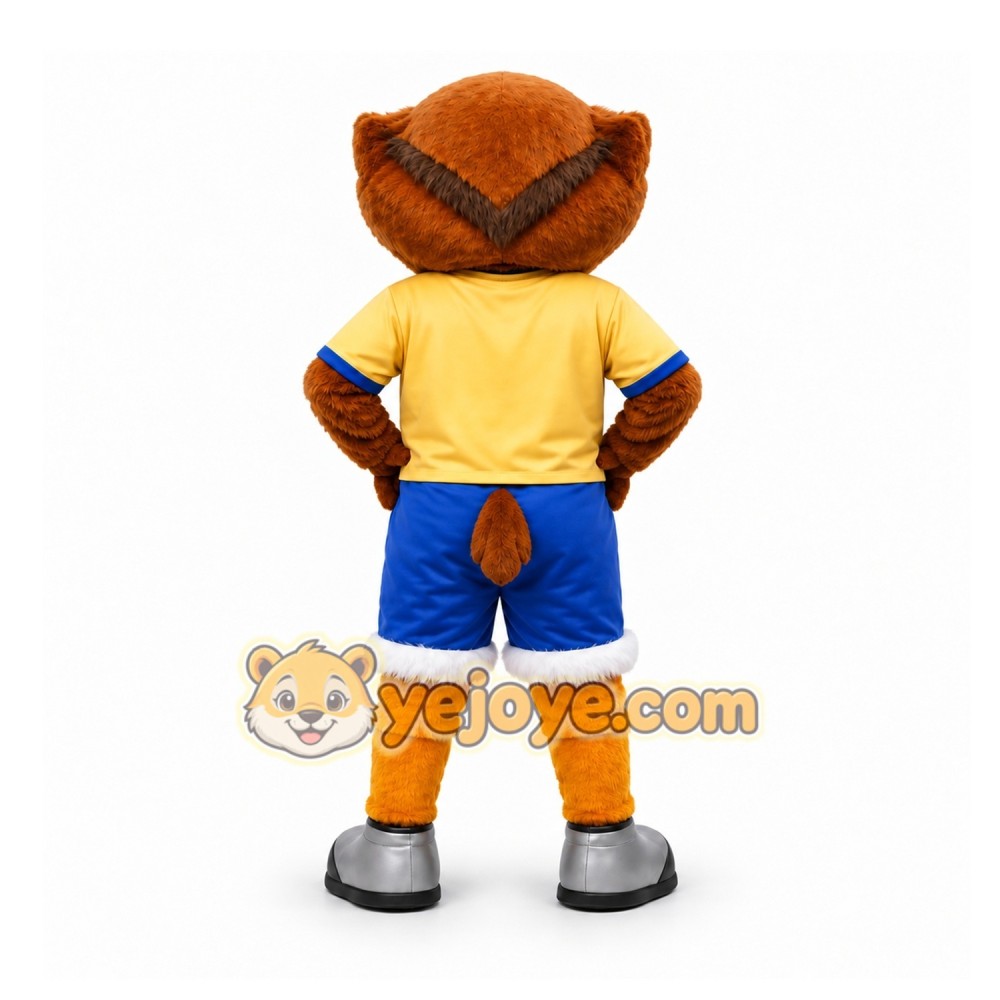 Brown Owl Mascot Costume for Sports Events Brown Owl Mascot Costume for Sports Events