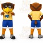 Brown Owl Mascot Costume for Sports Events