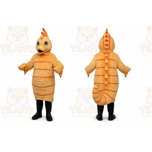Orange Seahorse Mascot Costume for Events and Promotions