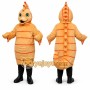 Orange Seahorse Mascot Costume for Events and Promotions