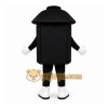 Black Bento Box Mascot Costume for Restaurant Promotions Black Bento Box Mascot Costume for Restaurant Promotions