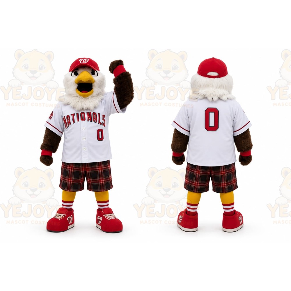 White Eagle Mascot Costume for Sports Events