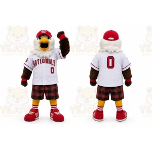 White Eagle Mascot Costume for Sports Events