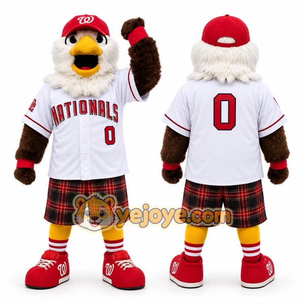 White Eagle Mascot Costume for Sports Events