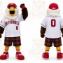 White Eagle Mascot Costume for Sports Events